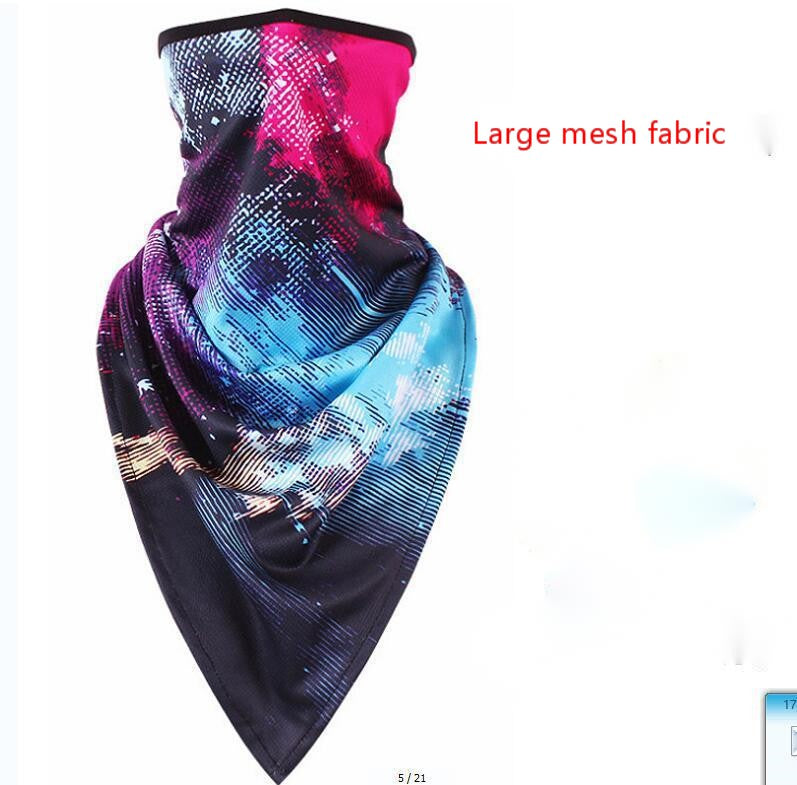 Stew Shysties Multifunctional Face Mask Ice Silk Mesh Triangle Scarf