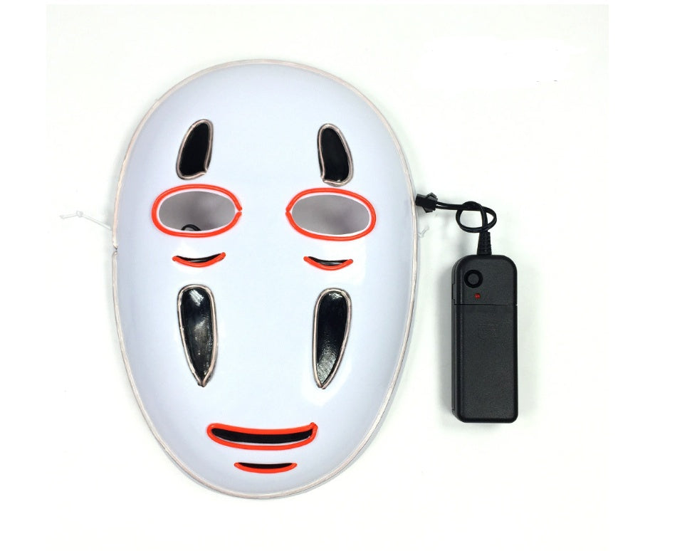 Stew Shystie Glowing Mask LED Light Up Party Mask With Constant Light Modes For Parties And Cosplay Performances