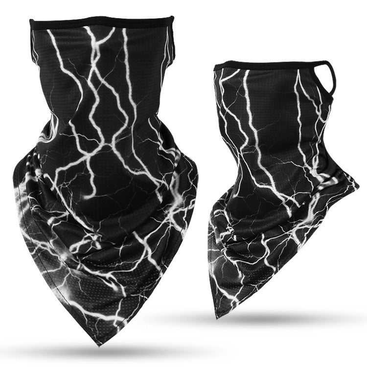 Stew Shysties Multifunctional Face Mask Ice Silk Mesh Triangle Scarf
