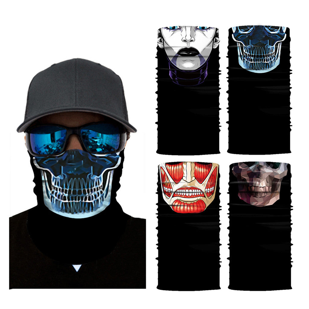 Stew Shystie Skull Clown Bandana Polyester