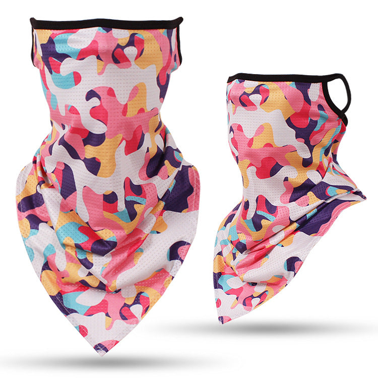 Stew Shysties Multifunctional Face Mask Ice Silk Mesh Triangle Scarf