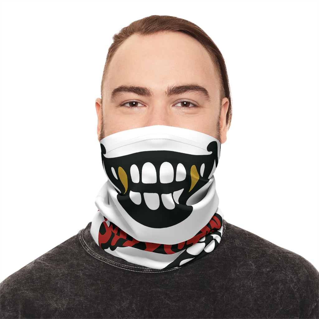 Materia Custom Midweight Neck Gaiter Personalized Thermal Face Cover For Skiing Cycling Running