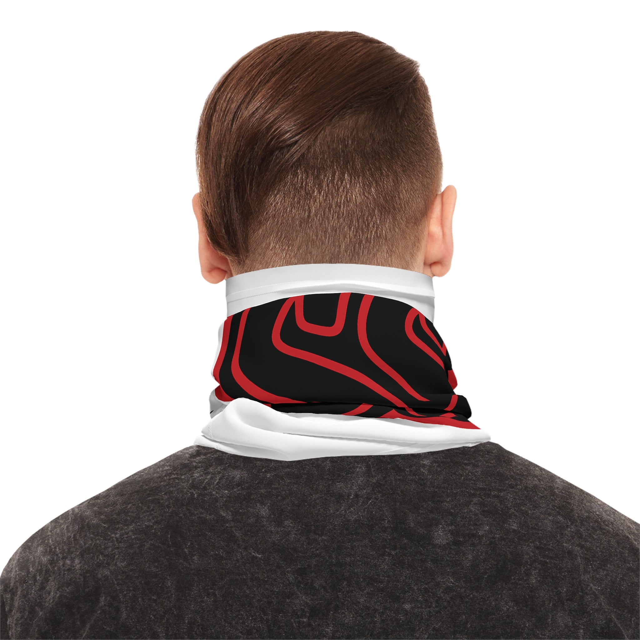 Materia Custom Midweight Neck Gaiter Personalized Thermal Face Cover For Skiing Cycling Running